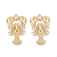 Лобстер из нержавеющей стали 304 с подвесками в виде сердца&nbsp;STAS-T067-26G