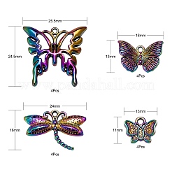 Подвески из сплава 16шт 4 стиля&nbsp;FIND-LS0001-23MC