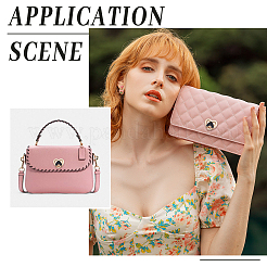 Гальванический сплав и эмалированная сумка с поворотными застежками FIND-WH0003-49