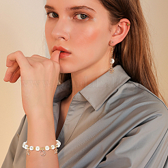 8шт 4 стиля латунные микро проложить прозрачные кубические циркониевые подвески ZIRC-AR0001-16