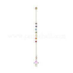 Wünschelrutenpendel aus Chakra-Glasperlen&nbsp;PALLOY-JF02022