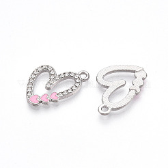 Подвески из сплава с прозрачными стразами и эмалью PALLOY-T092-01