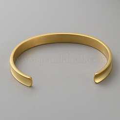 Браслеты из нержавеющей стали с открытыми манжетами&nbsp;BJEW-WH0516-03G