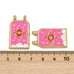 Подвески из нержавеющей стали 304 с эмалью&nbsp;STAS-P415-06G-02