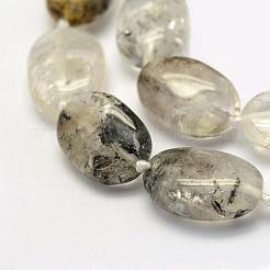 Lodolite naturale perle di quarzo fili&nbsp;G-G695-14