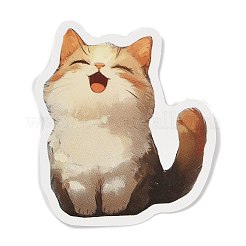 50 шт. бумажные наклейки в форме кошки из серии масляных картин&nbsp;LS-STIC-R001-28