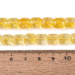Transparent Knistern Glasperlen Stränge&nbsp;GLAA-Q108-04A-11