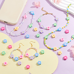 200 шт. Непрозрачные акриловые бусины&nbsp;MACR-GA0001-11