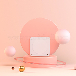 2 комплект 2 стильных прозрачных квадратных акриловых магнитных держателей для монет ODIS-FH0001-15