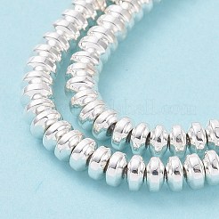 Гальванизировать немагнитных синтетический гематит бисер пряди G-L485-04B-S