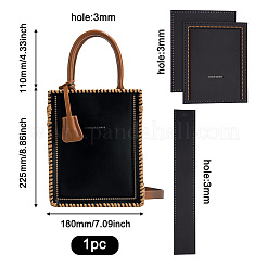 Прямоугольные сумки из искусственной кожи для вязания крючком&nbsp;GN-TAC0003-08C