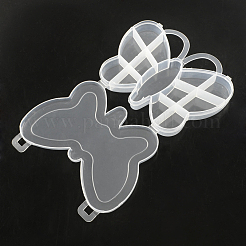 Бабочки пластиковые контейнеры для хранения бисера&nbsp;X-CON-Q023-14