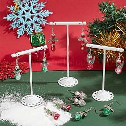 クリスマスの妖精のイヤリング作りキット  ガラス ティアドロップと合金ウィング ビーズを含む  真鍮のピアスフック  ミックスカラー  178個/箱&nbsp;DIY-SC0022-71