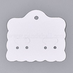 Schmuckaufbewahrungskarten aus Pappe für Haargummis&nbsp;CDIS-N004-12