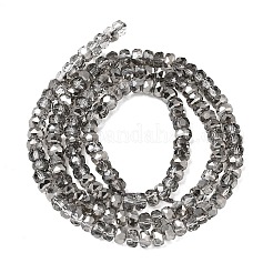 Chapelets de perles en verre électroplaqué&nbsp;GLAA-Q105-03Q