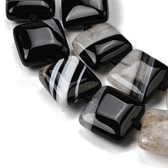 Природный агат бисер нитей&nbsp;G-F820-Q01-01B