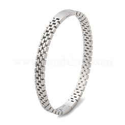 304 Edelstahl-Uhrenarmband-Armreifen für Damen&nbsp;BJEW-Z092-03P