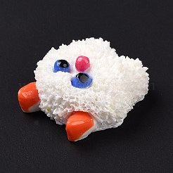 Cabochon in resina opaca cartone animato&nbsp;RESI-G059-01B