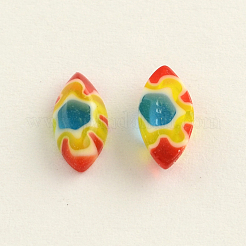 Cabochons di vetro millefiori fatto a mano&nbsp;LK-R006-09