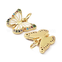 Покрытие стойки из латуни с подвесками из эмали с кубическим цирконием&nbsp;KK-B076-06G