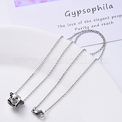 Collier à chaîne en acier inoxydable 304 anti-ternissement&nbsp;NJEW-S420-008C-P