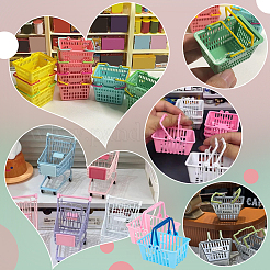 18 pz 6 colori PP decorazioni per esposizione di cestini della spesa portatili&nbsp;DJEW-PH0001-98
