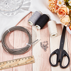 5м спиральный корсет из нержавеющей стали 201 с косточками DIY-GF0009-19B