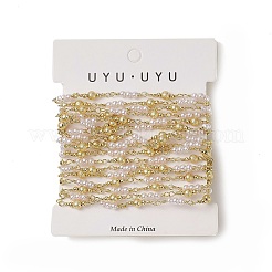 Латунные цепи с круглым звеном из бисера CHC-C026-13