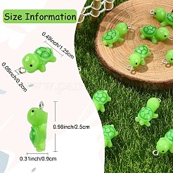 Подвески из непрозрачной смолы 10 шт.&nbsp;RESI-YW0002-10D