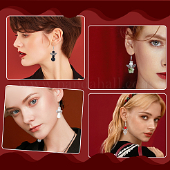 DIY-Sets zum Herstellen weihnachtlicher Ohrhänger&nbsp;DIY-SC0019-54
