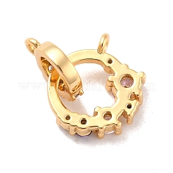 Кулоны из экологически чистой латуни с микропаве и кубическим цирконием KK-K268-20G