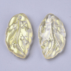 Прозрачный лак окрашенные стеклянные подвески X1-GLAA-T013-02-A01