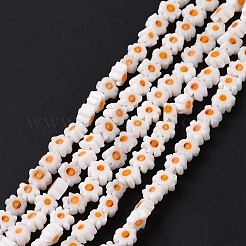 Ручной работы стеклянная бусина тысячецветник нитей&nbsp;LAMP-J035-4mm-73