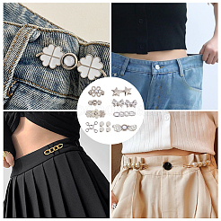 8 стиль литые регулируемые джинсовые пуговицы булавки&nbsp;BUTT-DJ0001-23