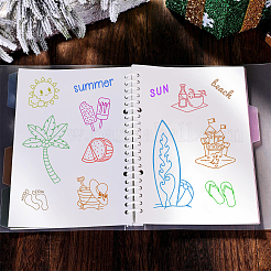 PVC-Plastikstempel&nbsp;DIY-WH0167-56-74