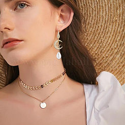 5 пара латунных заушников с микропаве из кубического циркония KK-BBC0014-85