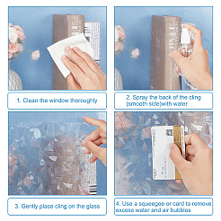 Наклейки на стекло из пвх DIY-WH0449-56