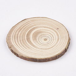Cabochons en bois non finis non teints&nbsp;X-WOOD-T011-24