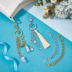 10 шт. 2 цвета железные цепи для одежды&nbsp;HJEW-NB00300