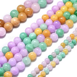 Chapelets de perles en jade de malaisie naturelle&nbsp;G-L645-A01-4mm-34