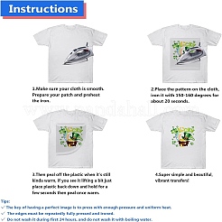 Набор наклеек с логотипом для теплопереносной пленки для домашних животных DIY-WH0230-068