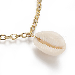 Браслеты с подвесками из нержавеющей стали 304&nbsp;BJEW-F383-04G