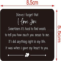 Пустые термотрансферные карты и бумажные конверты из нержавеющей стали&nbsp;DIY-FG0001-74D