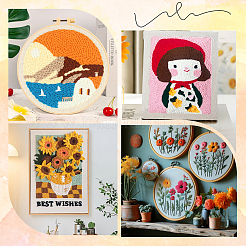 Наборы для самостоятельной вышивки иглой для начинающих&nbsp;DIY-WH20013-88A