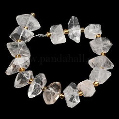 Granos de cristal de cuarzo natural hebras&nbsp;G-F833-T02-03