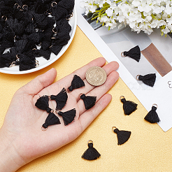 100 шт. поликоттон (полиэстер хлопок) подвесные украшения с кисточками FIND-SC0003-23