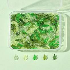 800шт 5 цвета прозрачные акриловые подвески&nbsp;TACR-FS0001-56