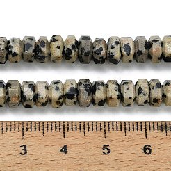 Природные яшмы далматин бисер нитей&nbsp;G-G317-A16-3x6mm