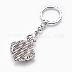 Сплав брелок&nbsp;KEYC-WH0015-03