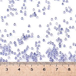 TOHOラウンドシードビーズ  日本製シードビーズ  （966)つの内側のカラークリスタル/藤色の裏地  11/0  2.2mm  穴：0.8mm  約1110PCS /ボトル  10 G /ボトル&nbsp;SEED-JPTR11-0966
